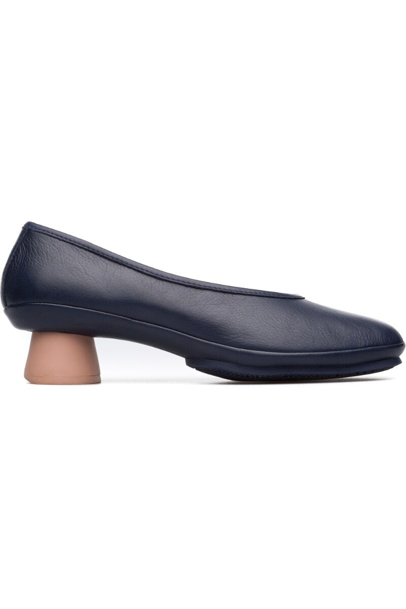 Pantofi dama Alright, Camper, Piele naturala, Albastru/Crem, Albastru/Crem
