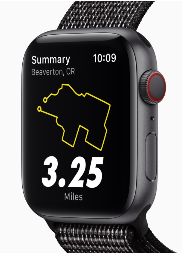 Apple Watch Nike SE, Cellular, Carcasa Aluminium 44mm Space Grey