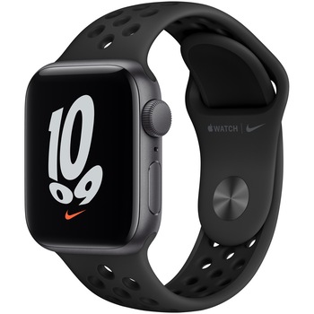 Apple Watch Nike SE, GPS, Carcasa Aluminium 40mm Space Grey, Anthracite/Black Nike Sport Band Apple Watch Nike SE, GPS, Carcasa Aluminium 40mm Space Grey, Anthracite/Black Nike Sport Band