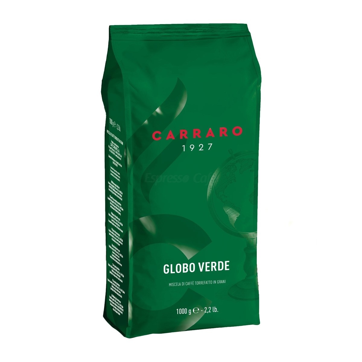 Cafea boabe - Carraro Globo Verde, 1Kg, NoelCafe