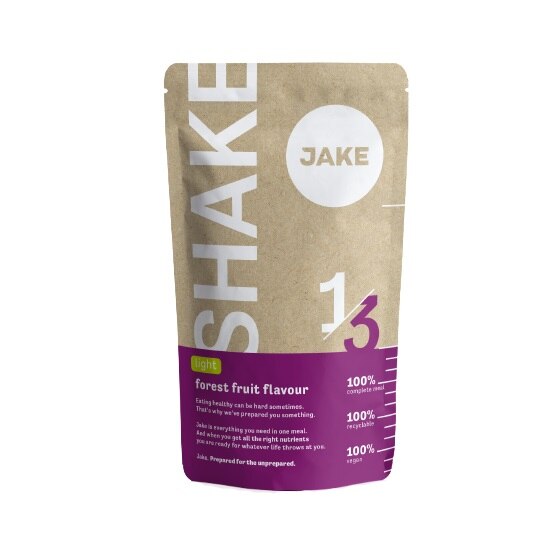 Shake proteic Jake Light Forest Fruit, 20 de Portii x 116 g