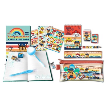 Set papetarie Paw Patrol, Stationery and Diary Gift Box, 12 piese Set papetarie Paw Patrol, Stationery and Diary Gift Box, 12 piese