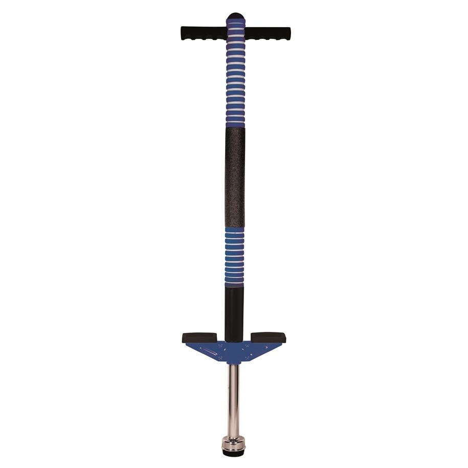Pogo Stick pentru copii Spring Summer, 25 cm, Negru/Albastru