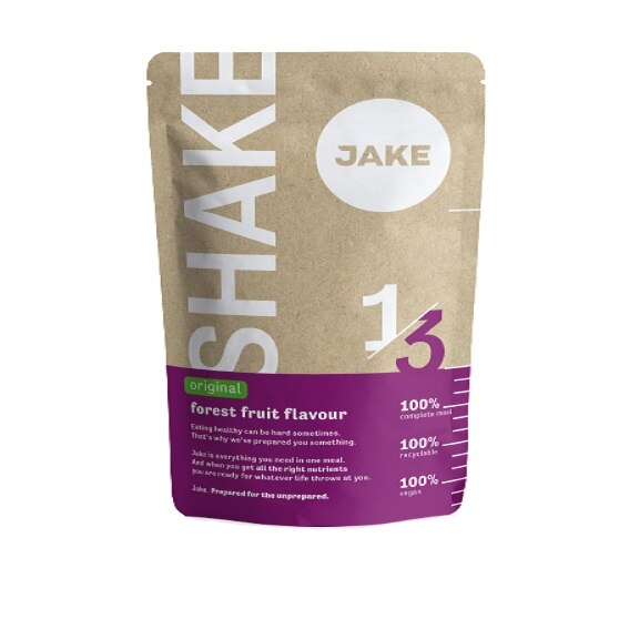Shake proteic Jake Original Forest Fruit, 40 de Portii x 163 g