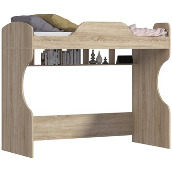 Pat supraetajat Sani Mambo SB-2871 210,4x95x170,4 cm Stejar sonoma cu alb Pat supraetajat Sani Mambo SB-2871 210,4x95x170,4 cm Stejar sonoma cu alb