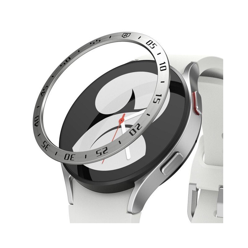 Rama Cadran Ringke Bezel Compatibila Cu Samsung Galaxy Watch 4 44mm, Stainless Silver