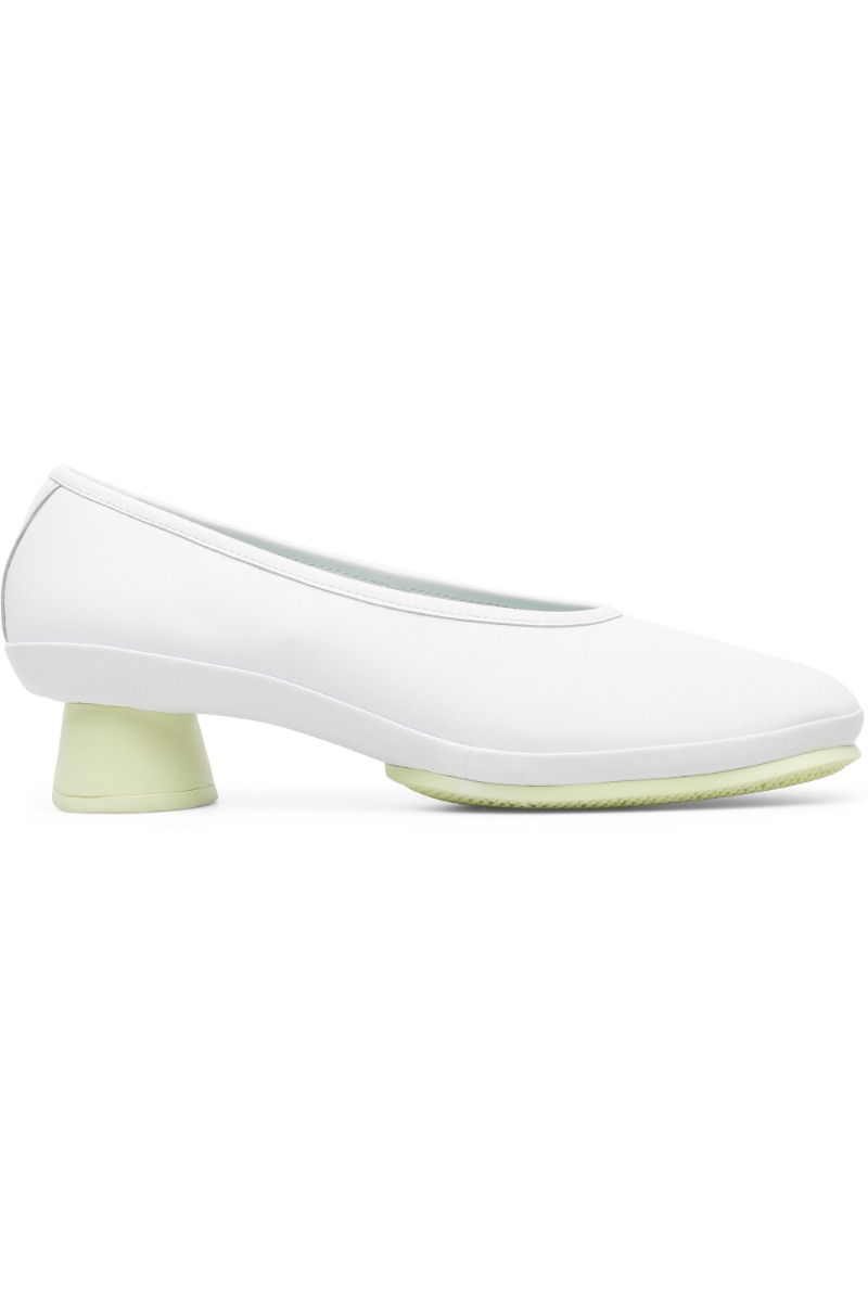 Pantofi dama Alright, Camper, Piele naturala, Alb, Alb