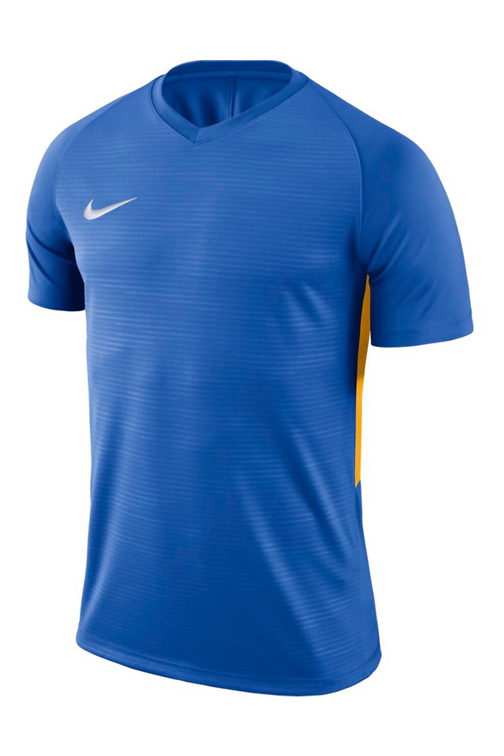 Nike, Tricou cu tehnologie Dri-Fit pentru fotbal Tempo Prem, Albastru royal/alb/galben