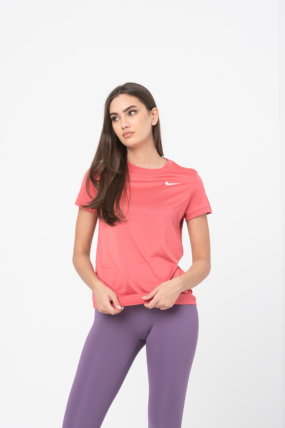 Nike, Tricou cu tehnologie Dri-Fit pentru antrenament Legend, Roz aprins
