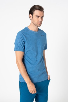 Nike, Tricou cu tehnologie Dri-Fit, pentru antrenament, Albastru lavanda Nike, Tricou cu tehnologie Dri-Fit, pentru antrenament, Albastru lavanda