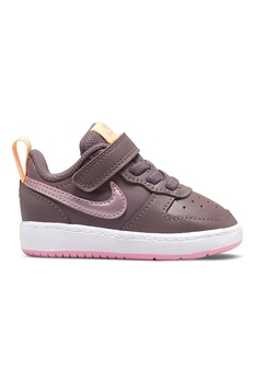 Nike - Спортни обувки Court Borough Low 2 с кожа, Бледовиолетов