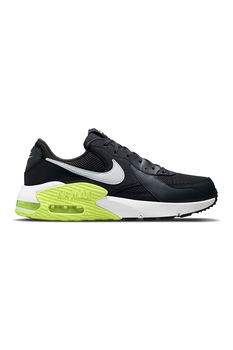 Nike - Спортни обувки Air Max Excee с велур, Черен / Яркозелен, 45