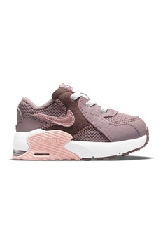 Nike, Pantofi sport cu insertii de piele intoarsa Air Max Excee, Roz prafuit