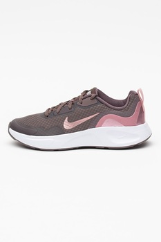 Nike, Pantofi sport de plasa WearAllDay, Violet prafuit/Roz
