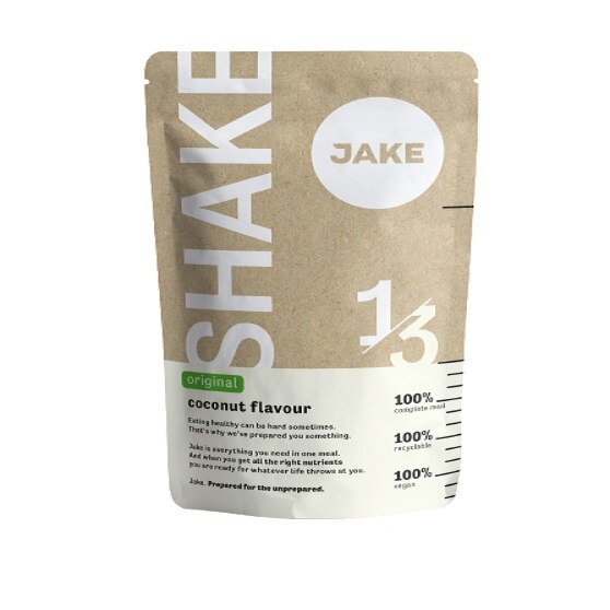 Shake proteic Jake Original Coconut, 20 de Portii x 163 g