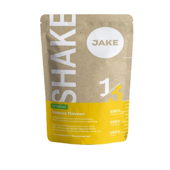 Shake proteic Jake Original Banana, 40 de Portii x 163 g