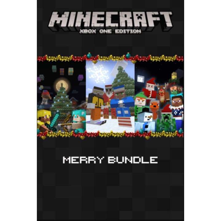 Joc Minecraft Merry Bundle DLC Xbox One (Cod de activare)