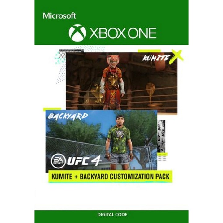 UFC 4 játék – Backyard és Kumite Customization csomag, DLC Xbox One (aktivációs kód)