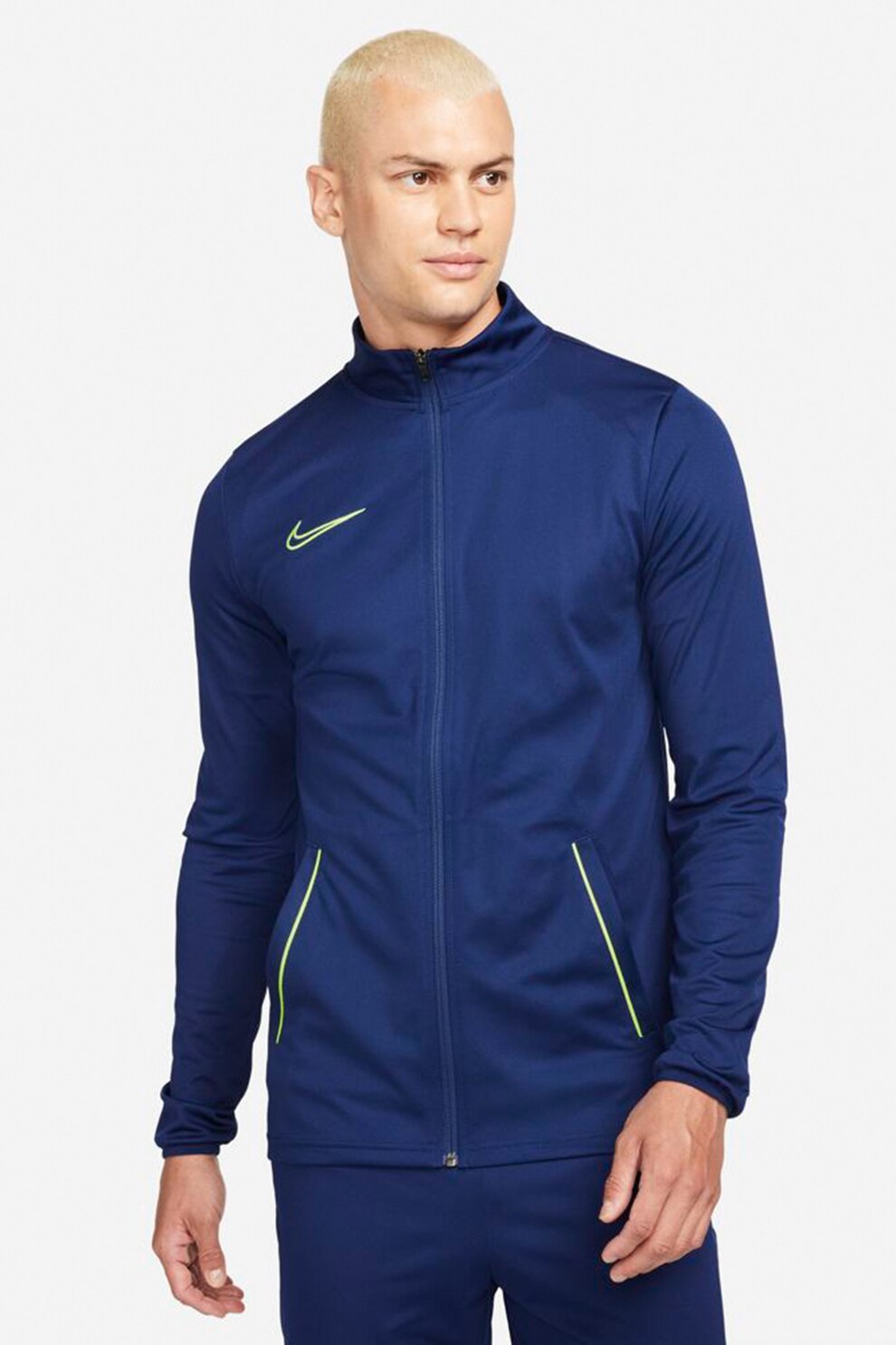 Nike, Trening cu buzunare oblice si tehnologie Dri-FIT pentru fitness Academy, Albastru