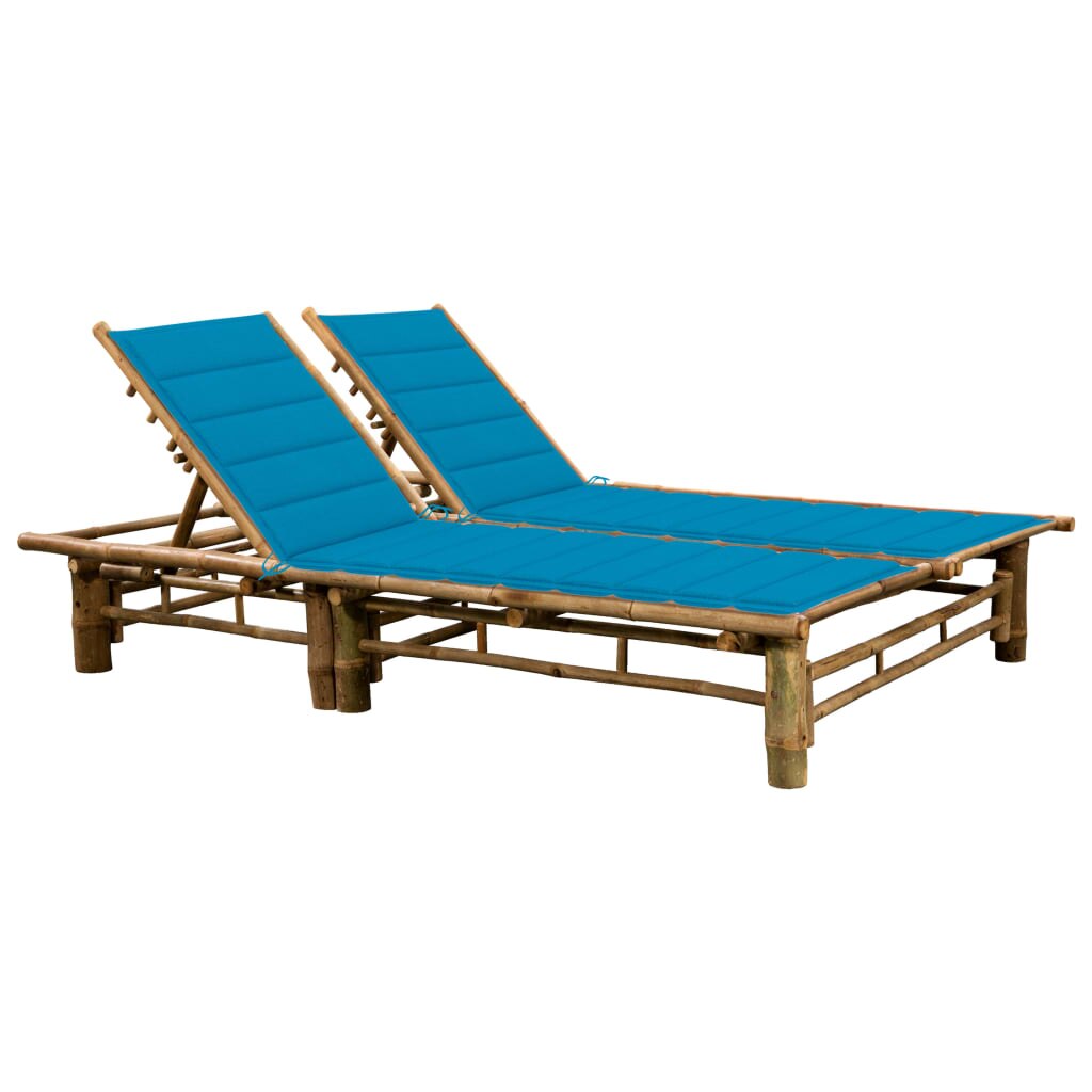 Sezlong vidaXL, Bambus, N/A, Maro-