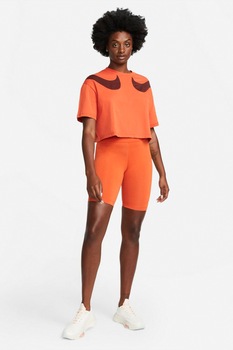 Nike - Къс клин Sportswear Essential за колоездене, Оранжев