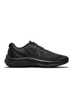Nike, Pantofi pentru alergare cu logo Star Runner 3, Negru Nike, Pantofi pentru alergare cu logo Star Runner 3, Negru