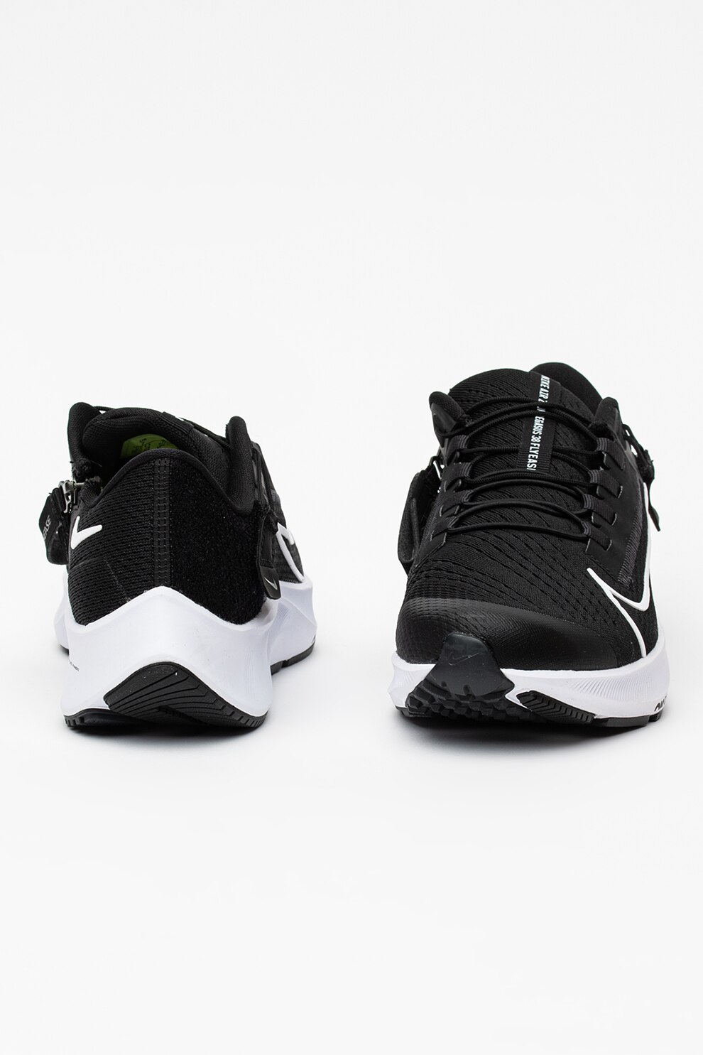Nike, Pegasus 38 FlyEase futócipő bevont részletekkel, Fekete/Fehér, 5 -  eMAG.hu
