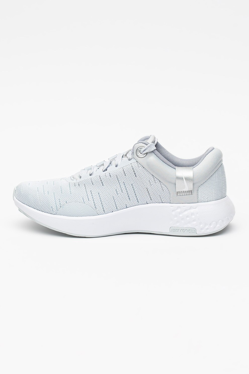 Nike, Pantofi pentru alergare Renew Serenity, Gri deschis/Alb