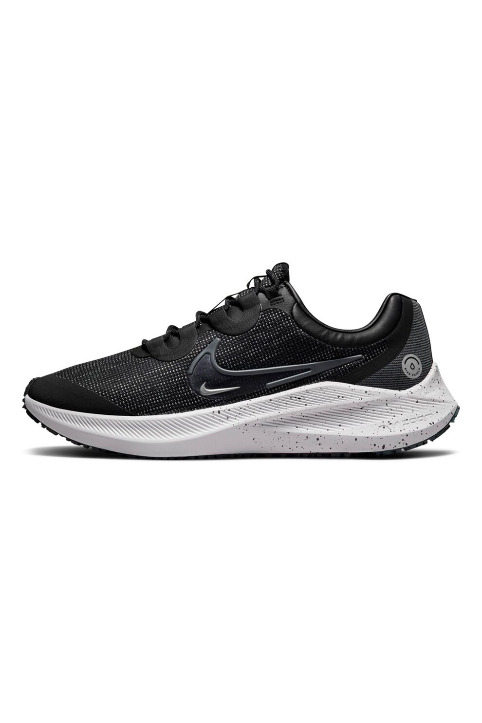 Nike, Pantofi low-top pentru alergare Zoom Winflo 8 Shield, Negru/Argintiu inchis