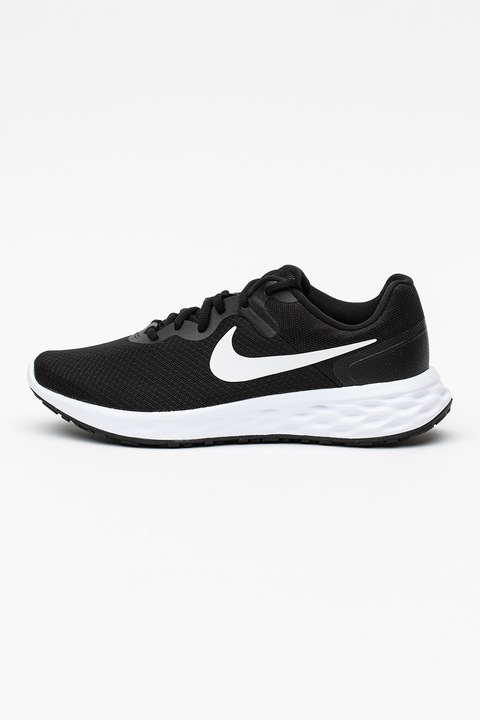 Nike, Pantofi low-cut pentru alergare Revolution 6 Next Nature, Alb/Negru
