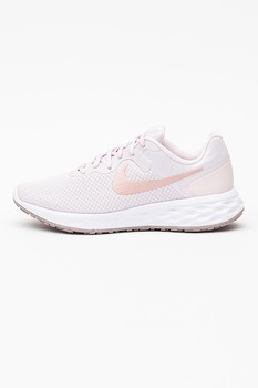 Nike, Pantofi cu imprimeu logo pentru alergare Revolution 6 Next Nature, Roz pastel