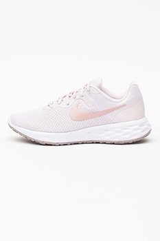 Nike, Pantofi cu imprimeu logo pentru alergare Revolution 6 Next Nature, Roz pastel Nike, Pantofi cu imprimeu logo pentru alergare Revolution 6 Next Nature, Roz pastel
