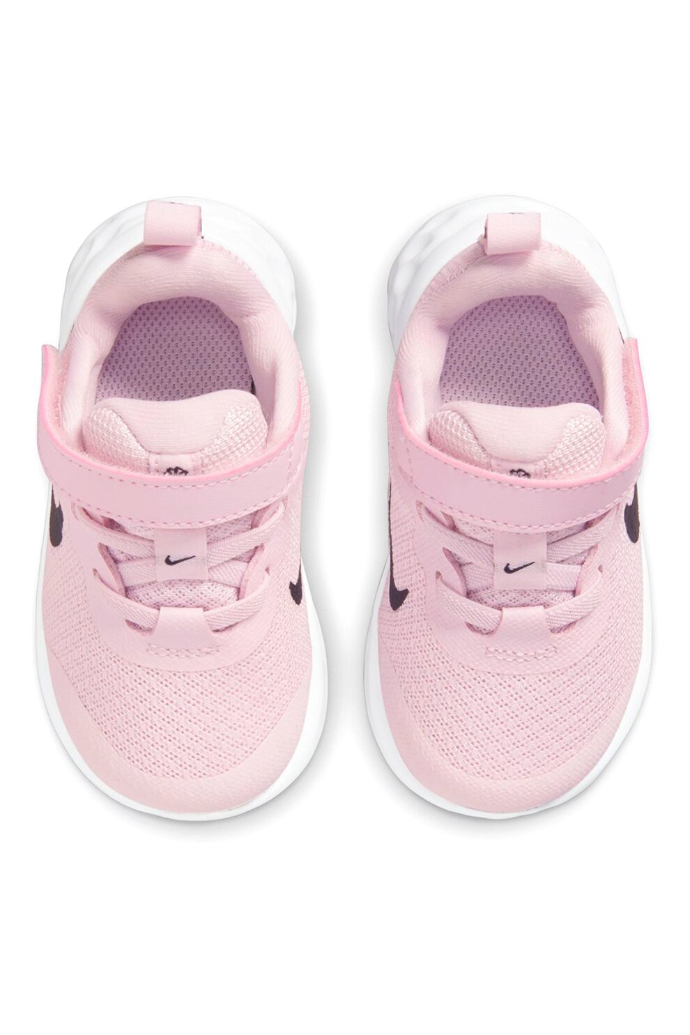 Nike, Pantofi sport usori cu velcro Revolution 6, Roz pal