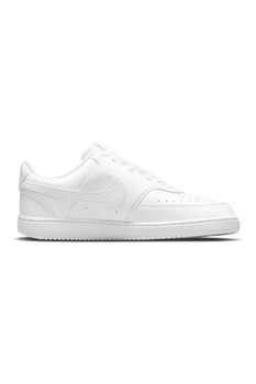 Nike, Pantofi sport de piele ecologica Court Vision, Alb Nike, Pantofi sport de piele ecologica Court Vision, Alb