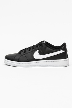 Nike, Pantofi sport de piele ecologica Court Royale 2, Negru Nike, Pantofi sport de piele ecologica Court Royale 2, Negru