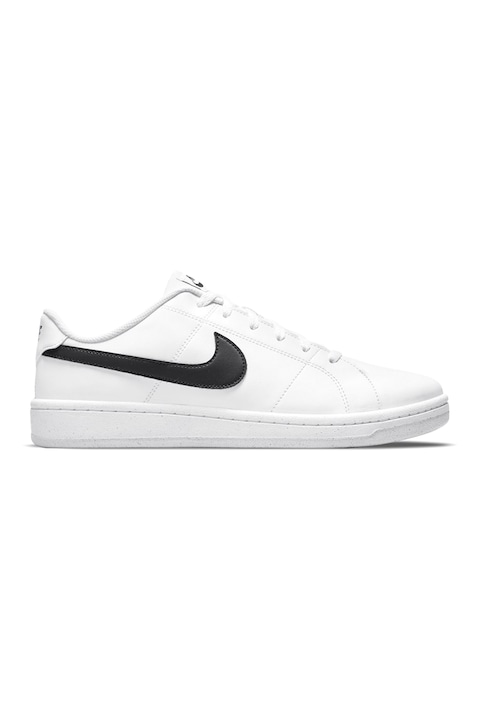 Nike, Спортни обувки Court Royale 2, от еко кожа с лого, Бял