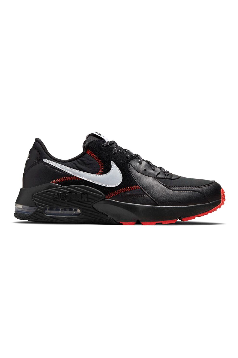 Nike, Pantofi sport cu garnituri de piele Air Max Excee, Negru