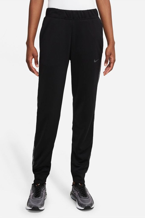Nike, Спортен панталон с еластична талия, Черен