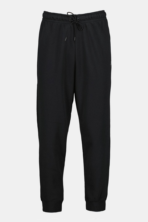 Nike, Спортен панталон с лого, Черен