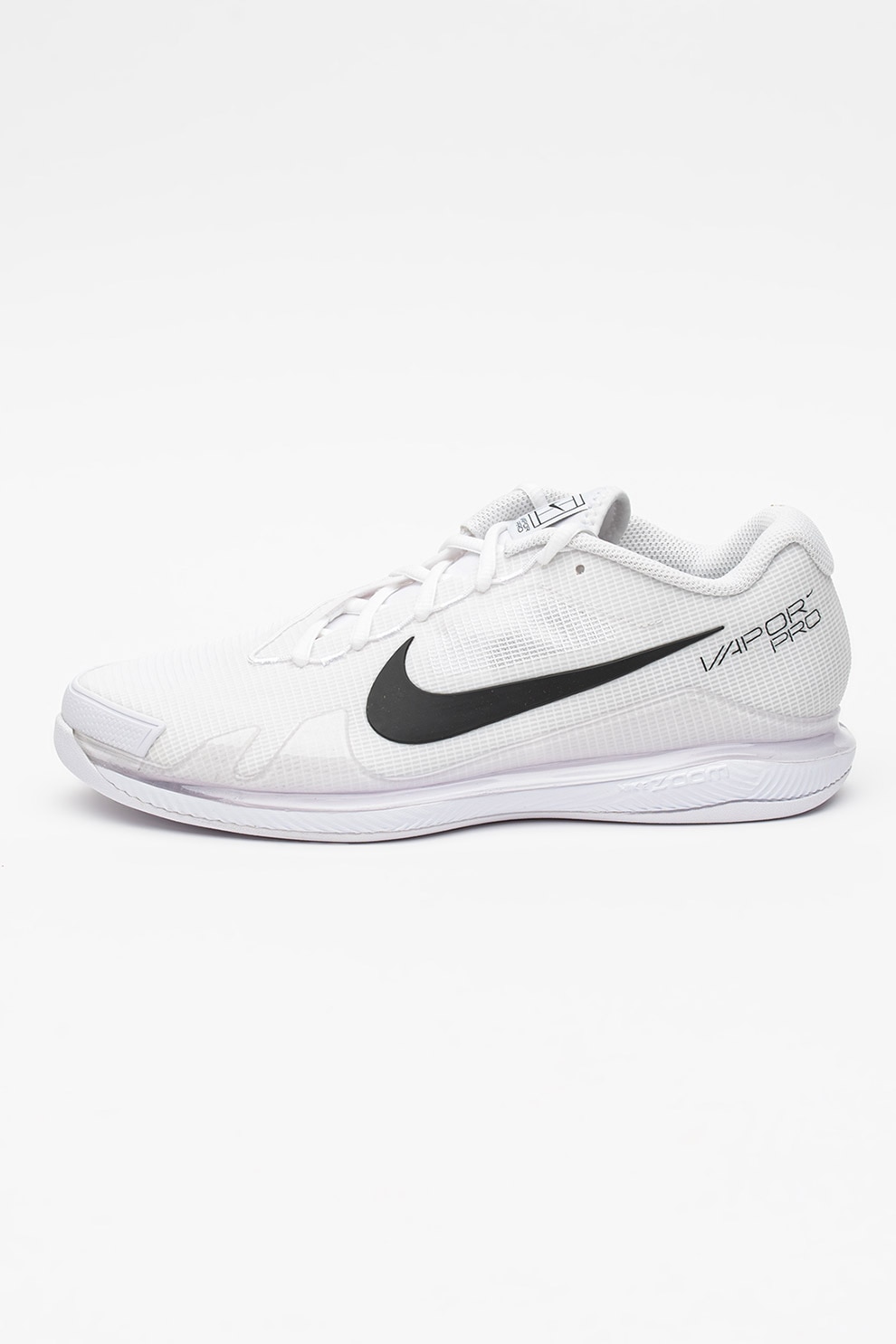Nike, Pantofi pentru tenis Court Air Zoom Vapor Pro, Alb/Negru