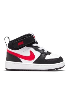 Nike, Pantofi sport mid-high Court Borough, Alb/Negru Nike, Pantofi sport mid-high Court Borough, Alb/Negru