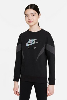 Nike - Суитшърт Air с лого, Черен/Сив