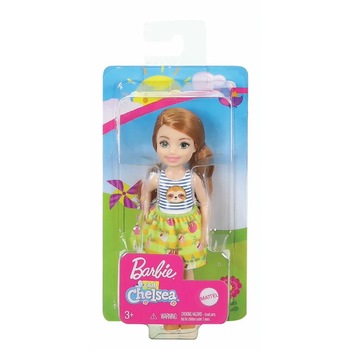 Papusa Barbie, Chelsea cu par roscat, 14 cm Papusa Barbie, Chelsea cu par roscat, 14 cm