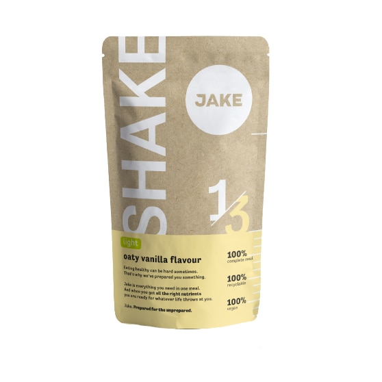 Shake proteic Jake Light Vanilla, 80 de Portii x 116 g