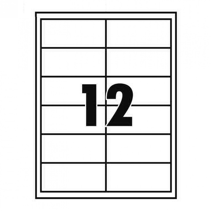 Etichete, Bluering, 70x67,7mm 100 coli 12 etichete/coala