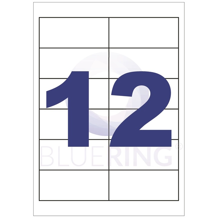 Eticheta 97x42.4mm 100 coli 12 etichete/coala