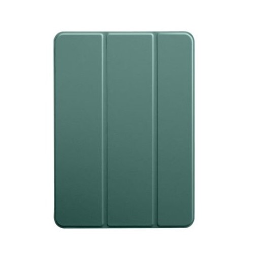 Husa Smart Cover compatibila cu Ipad Pro 12.9" 2019-2020-2021-2022, inchidere magnetica, Rebound Pencil, Verde inchis, TELGORBCS
