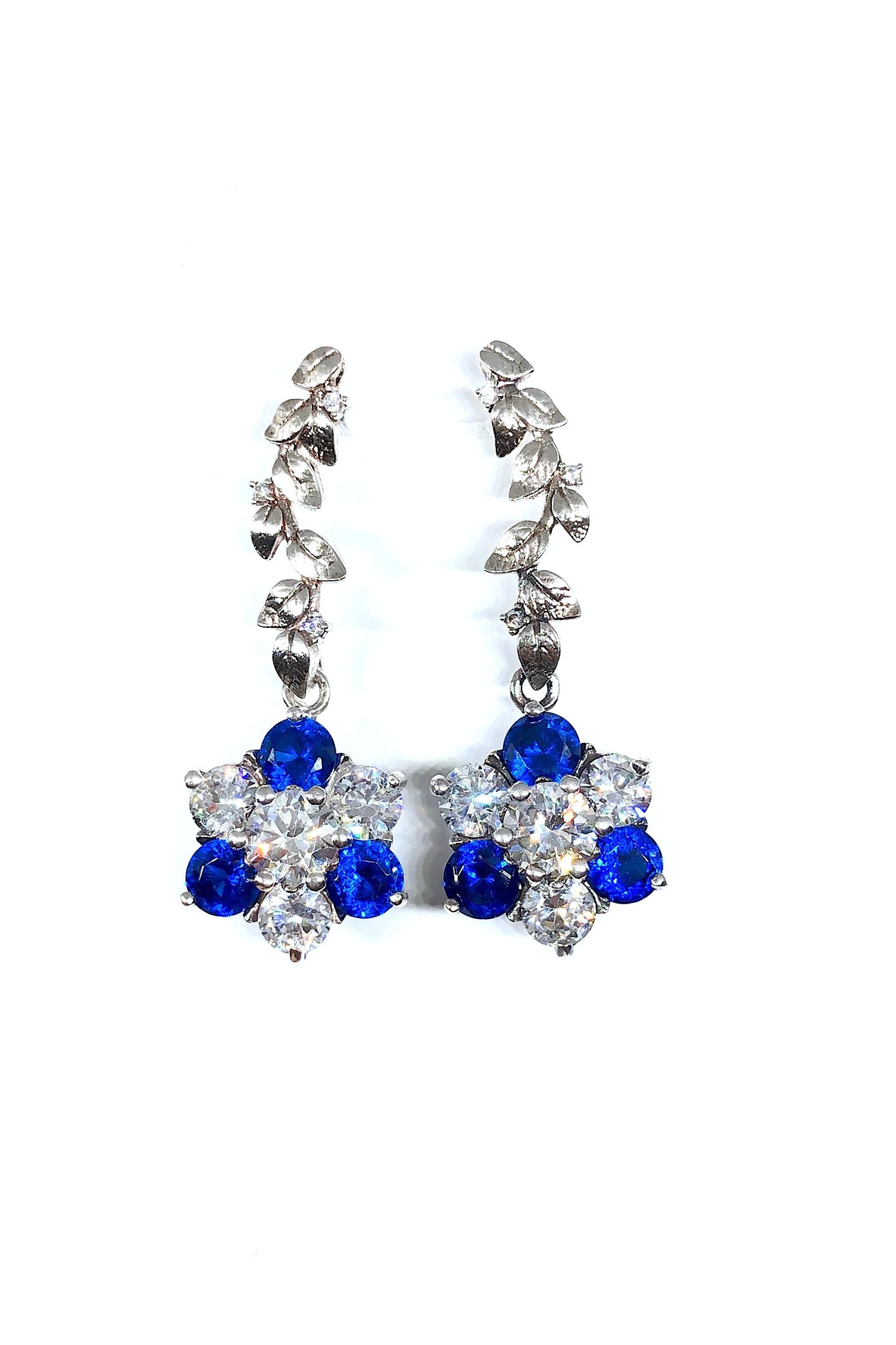 Cercei din Argint 925 eleganti, Albastru