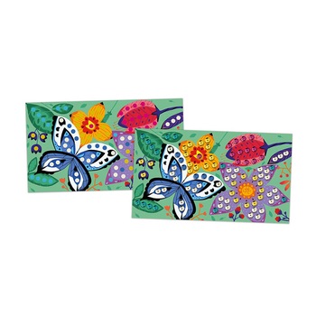 Set creativ, Janod, wonderful garden, 3 carduri, 5 ani+ Set creativ, Janod, wonderful garden, 3 carduri, 5 ani+