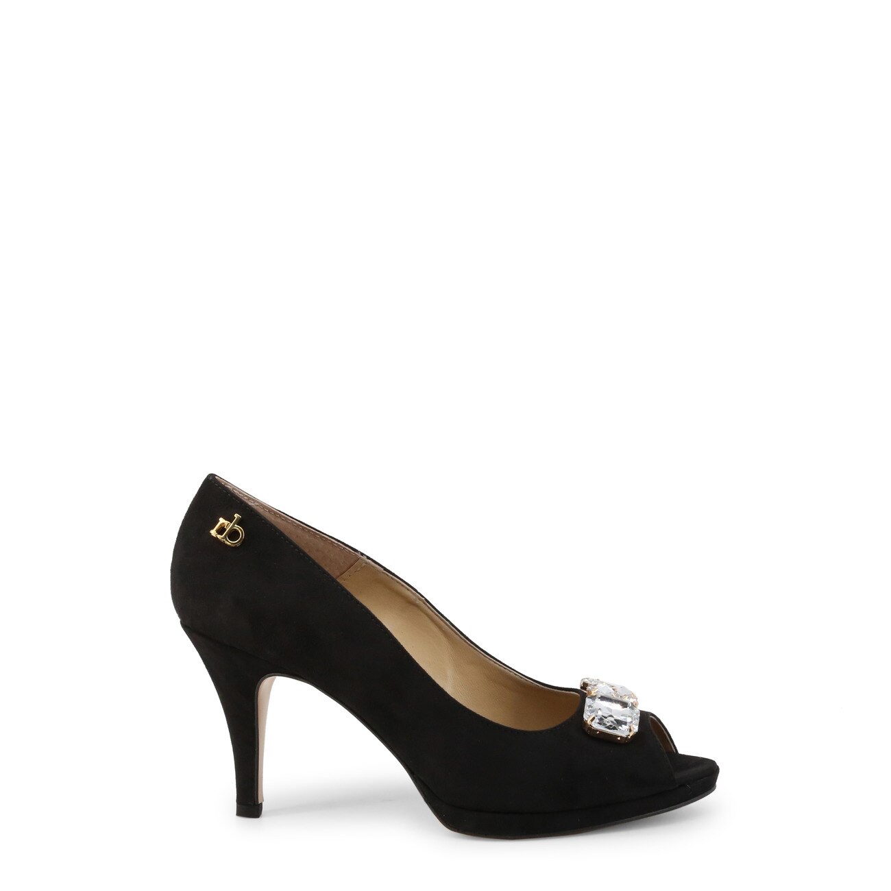 Pantofi cu toc femei Roccobarocco model RBSC0LR01CAM, Negru